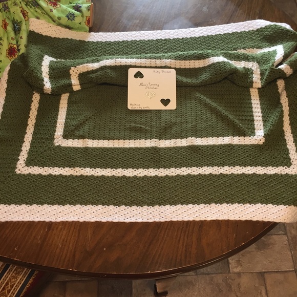 “Olive” You😁Hand Crocheted Baby Blanket - Picture 2 of 6